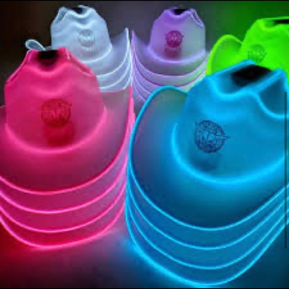 ISO Neon Cowboys Hat Blue
